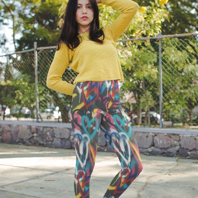 Graffiti Liebe Leggings - Cool (Von Creator hochgeladen)