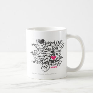 Graffiti-Magenta Kaffeetasse