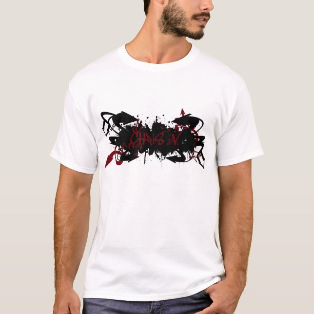 Graffiti-Mann-T - Shirt (Vorderseite)