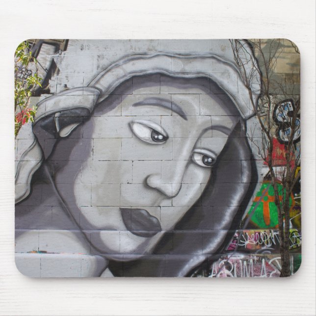 Graffiti Maria Mousepad (Vorne)