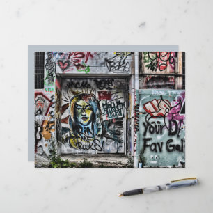 Graffiti Modern Coole Stadtstraße Kunst