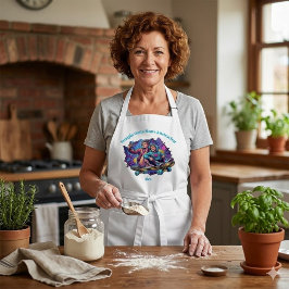 Graffiti Mom & Son Apron - Custom Name Gift Schürze