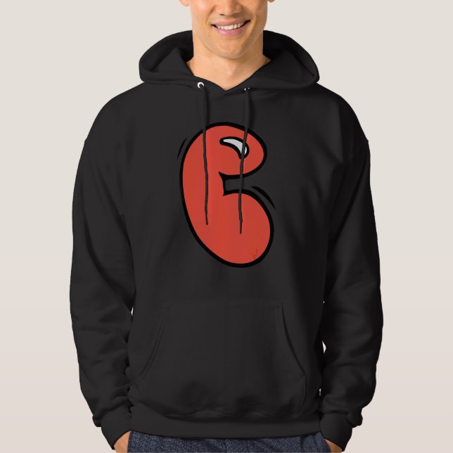 Graffiti Monogram Letter C in Niedlich Chubby Bubb Hoodie (Vorderseite)