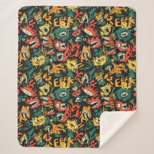 Graffiti-Monster Eek Black Halloween (1) Sherpadecke