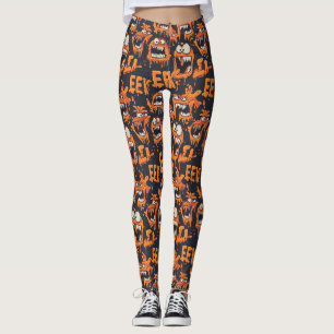 Graffiti-Monster Eek Black Halloween (2) Leggings