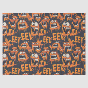 Graffiti-Monster Eek Black Halloween (2) Seidenpapier