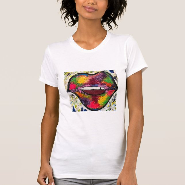 Graffiti Mouth T - Shirt (Vorderseite)