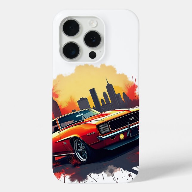 Graffiti Muscle Car  Case-Mate iPhone Hülle (Rückseite)