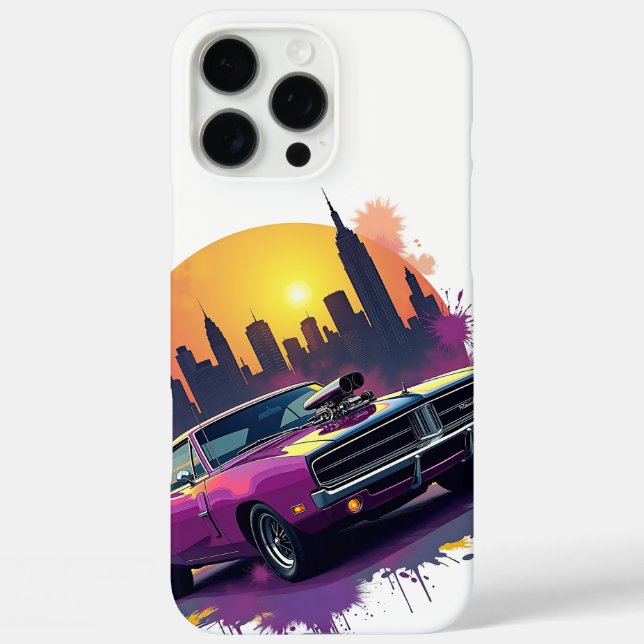 Graffiti-Muskelauto-Handyhülle Case-Mate iPhone Hülle (Rückseite)