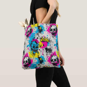 Graffiti-Muster mit Neonfarben und Urban Grunge