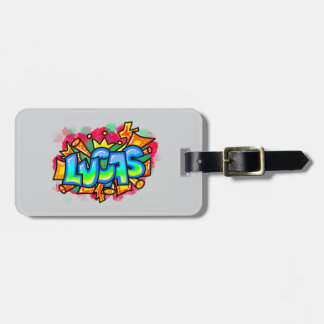 Graffiti Name Luggage Tag Gepäckanhänger