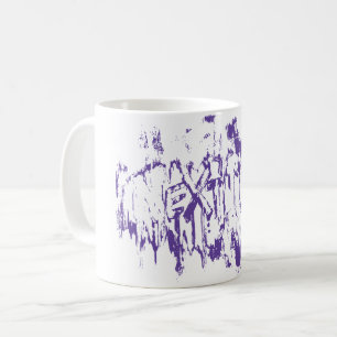 Graffiti Nextday Grunge Pinsel Abstracte Typografi Kaffeetasse