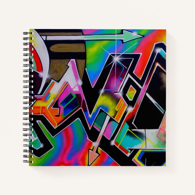 Graffiti-Notebook Notizbuch (Vorderseite)