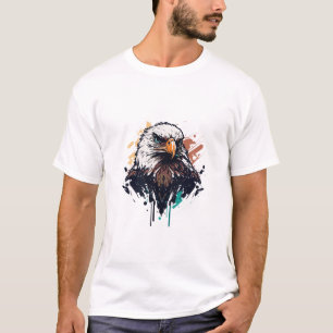 Graffiti Paint Eagle Bird Creative Art Malerei T-Shirt