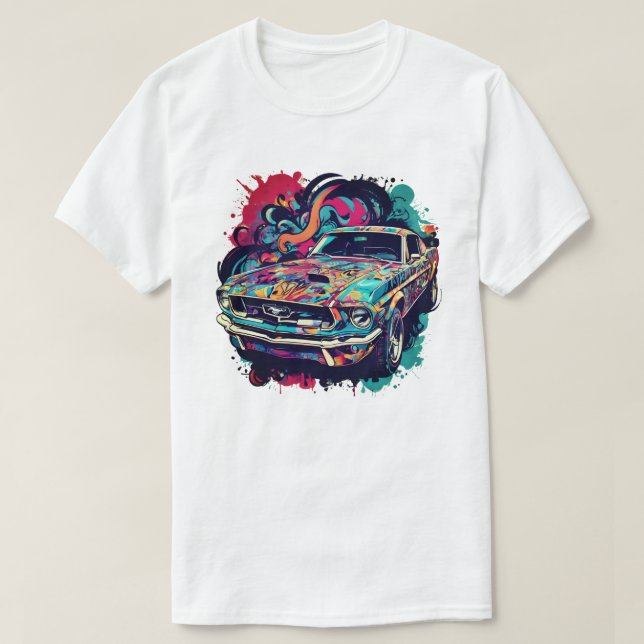 Graffiti Paint Job Spatter Tee (Design vorne)
