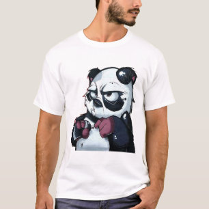 Graffiti-Panda-Bär T-Shirt