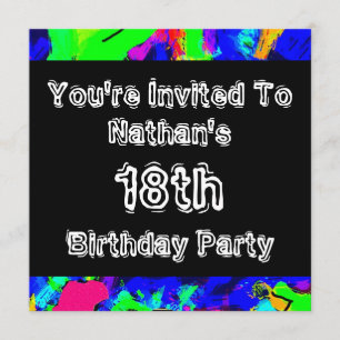 Graffiti ~ Party Einladung