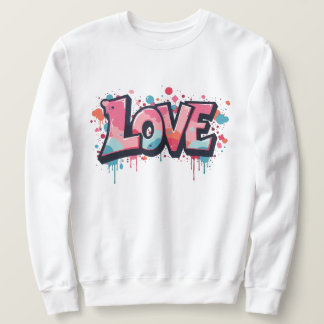 Graffiti Pastel Liebe Bombe Sweatshirt