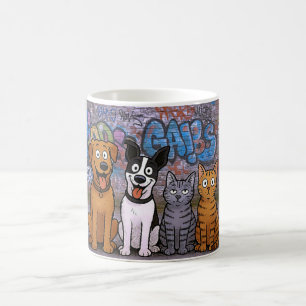 Graffiti Pets Smile Kaffeetasse