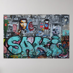 Graffiti photo Plakat