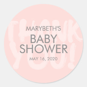 Graffiti Pink Baby Dusche Gefallen Sticker