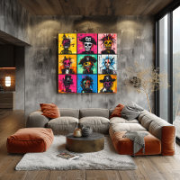 Graffiti Pirate Characters in Bold, Vibrant Street