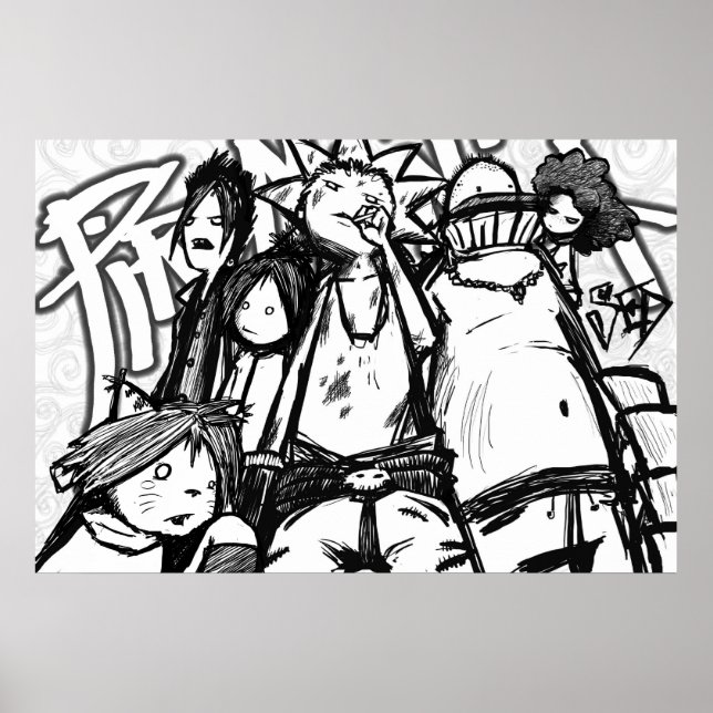 Graffiti Piromania Poster (Vorne)