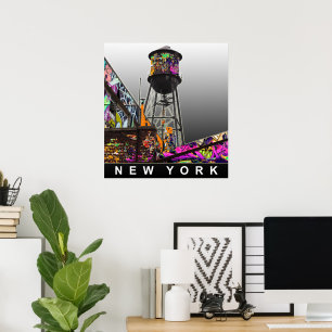 Graffiti-Plakate in New York Poster