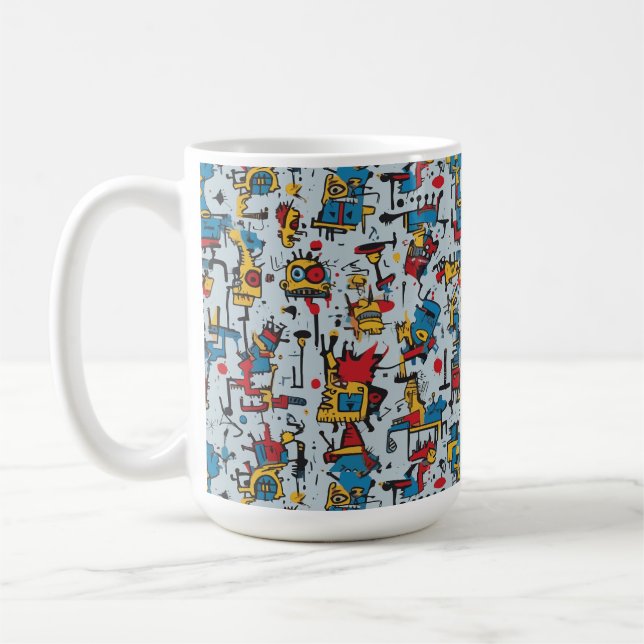 Graffiti Pop Art Tasse (Links)