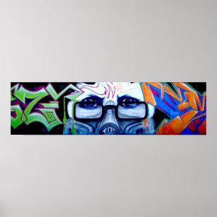 Graffiti Portrait Poster