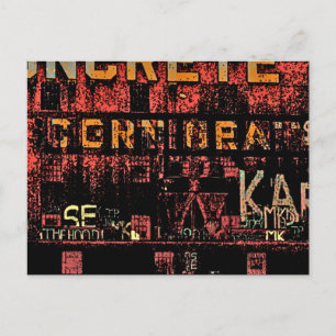 Graffiti Postcard Postkarte