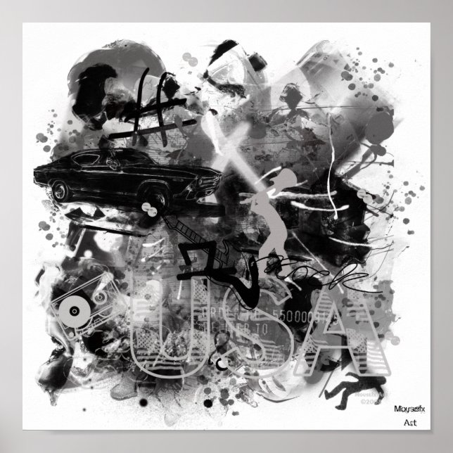 Graffiti Poster (Vorne)