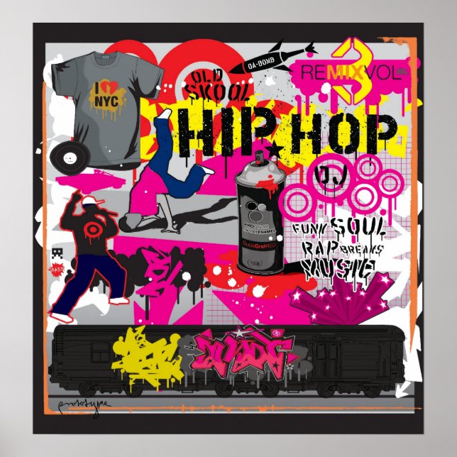 Graffiti Poster (Vorne)