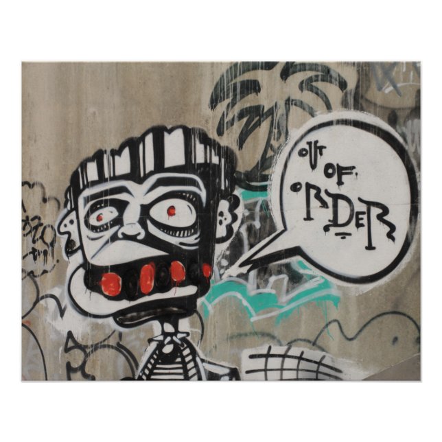 Graffiti Poster (Vorderseite)