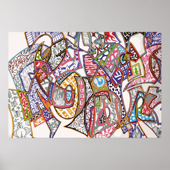 Graffiti Poster (Vorne)