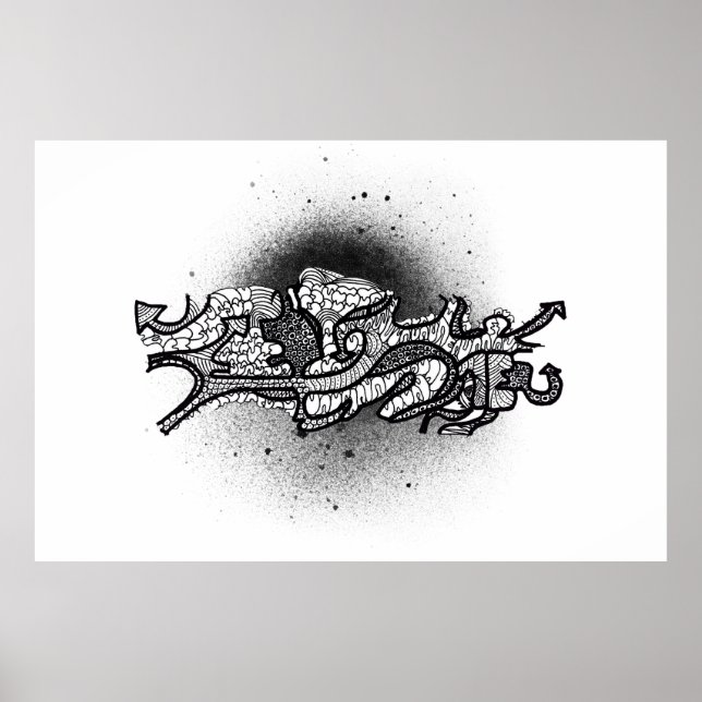 Graffiti Poster (Vorne)