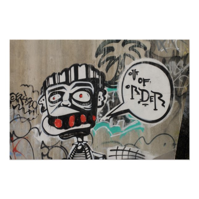 Graffiti Poster (Vorderseite)