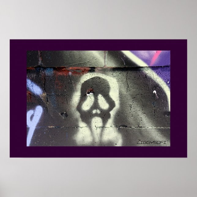 Graffiti-Poster Poster (Vorne)