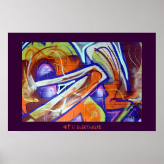 Graffiti-Poster Poster