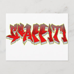 Graffiti Postkarte