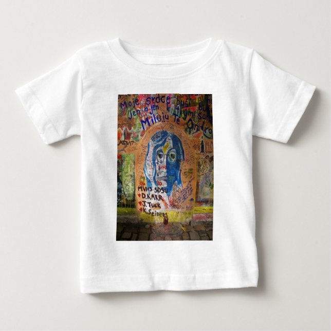 Graffiti - Prag Baby T-shirt (Vorderseite)