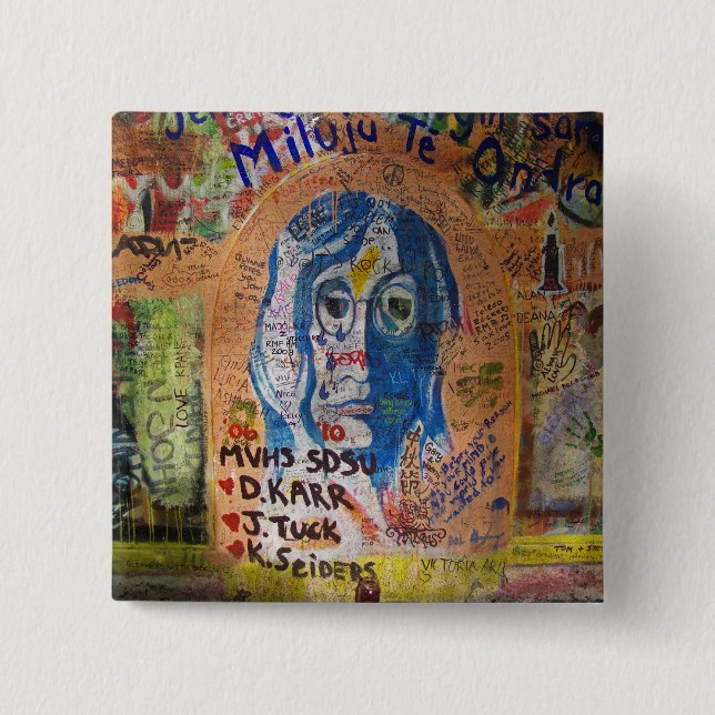 Graffiti - Prag Button (Vorderseite)