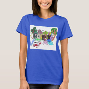 Graffiti Punk Rock Design #1: Farbe der Tiere "Roc T-Shirt