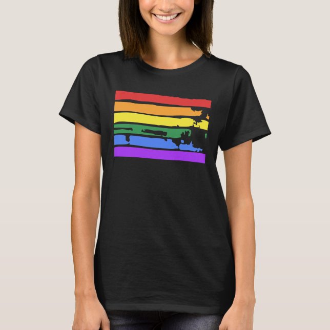 GRAFFITI RAINBOW FLAG T-Shirt (Vorderseite)