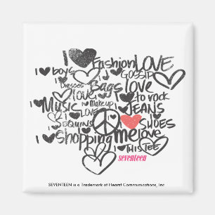 Graffiti-Rosa Magnet