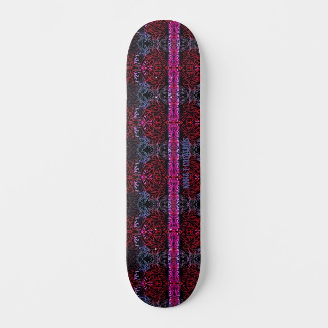 Graffiti-Rose Skateboard (Vorderseite)
