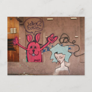 Graffiti, San Juan, Puerto Rico Postkarte