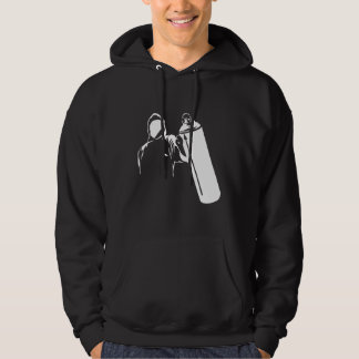 Graffiti-Schreiber mit Spritzdose Hoodie
