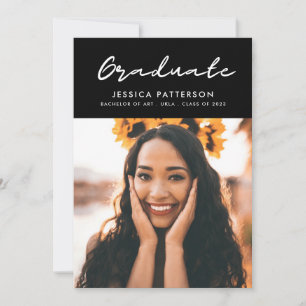 Graffiti Script Graduate Ankündigung