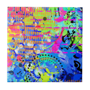 Graffiti Sea 2 Fliese